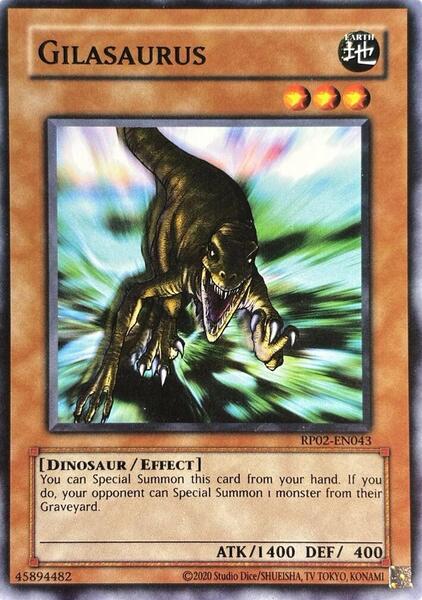 Gilasaurus (2020 Date Reprint) - RP02-EN043 - Common