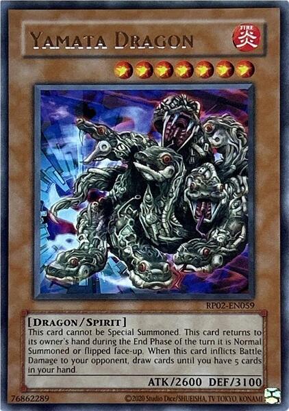 Yamata Dragon (2020 Date Reprint) - RP02-EN059 - Rare