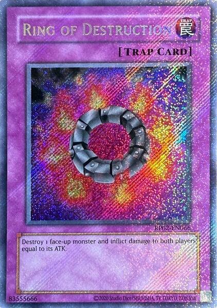 Ring of Destruction (2020 Date Reprint) - RP02-EN066 - Secret Rare