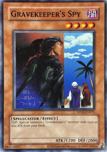 Gravekeeper's Spy (2020 Date Reprint) - RP02-EN075 - Common