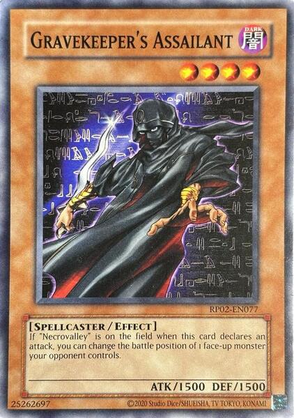 Gravekeeper's Assailant (2020 Date Reprint) - RP02-EN077 - Common