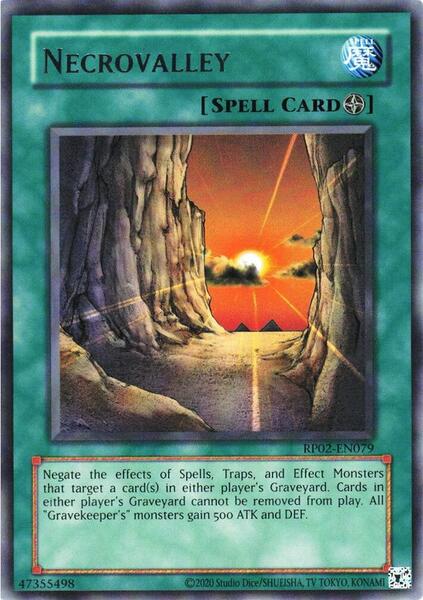 Necrovalley (2020 Date Reprint) - RP02-EN079 - Rare