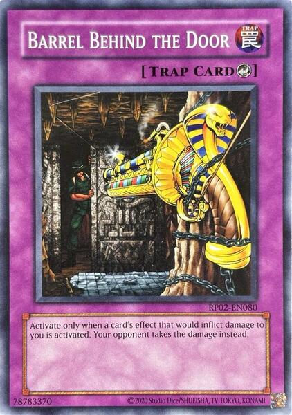 Barrel Behind the Door (2020 Date Reprint) - RP02-EN080 - Common