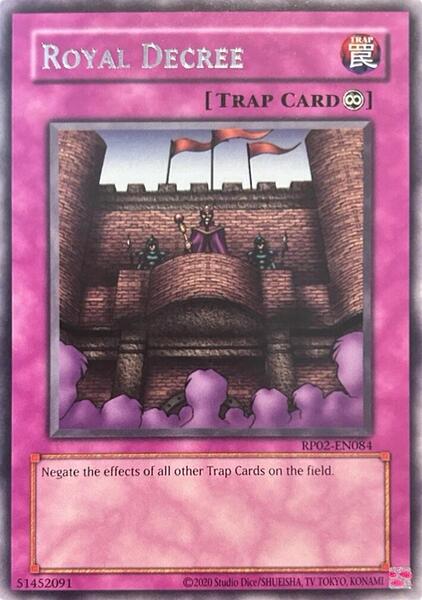 Royal Decree (2020 Date Reprint) - RP02-EN084 - Rare