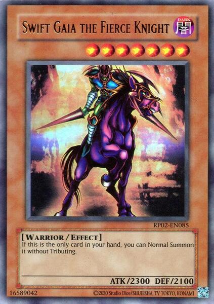 Swift Gaia the Fierce Knight (2020 Date Reprint) - RP02-EN085 - Ultra Rare