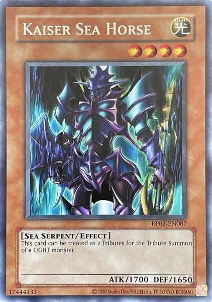 Kaiser Sea Horse (2020 Date Reprint) - RP02-EN087 - Rare