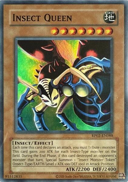 Insect Queen (2020 Date Reprint) - RP02-EN088 - Super Rare