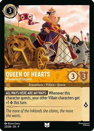 Queen of Hearts (Wonderland Empress) (Fabled Reprint) - 23/204 - Uncommon