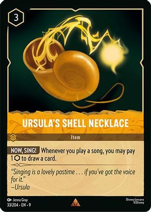 Ursula's Shell Necklace (Fabled Reprint) - 33/204 - Rare