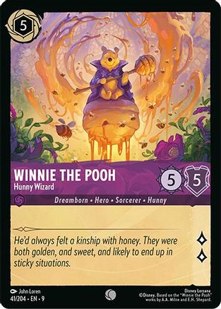 Winnie the Pooh (Hunny Wizard) (Fabled Reprint) - 41/204 - Common
