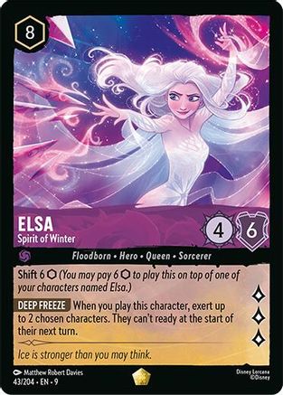 Elsa (Spirit of Winter) (Fabled Reprint) - 43/204 - Legendary