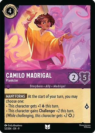 Camilo Madrigal (Prankster) (Fabled Reprint) - 52/204 - Uncommon