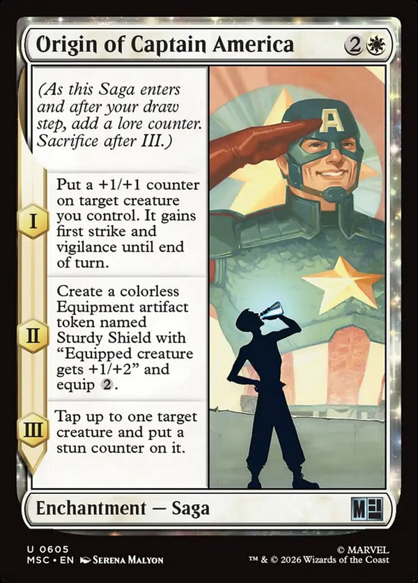 Origin of Captain America (MSC)