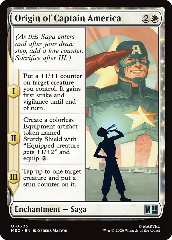 Origin of Captain America (MSC)