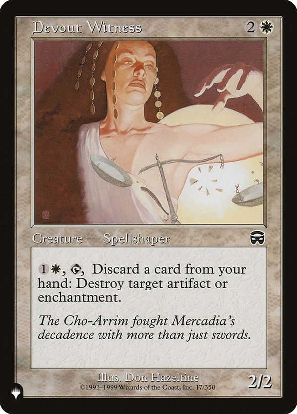 Devout Witness - MMQ Reprint (PLST)