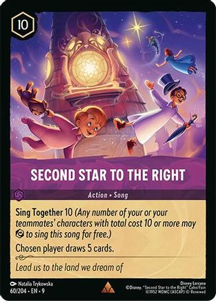 Second Star to the Right (Fabled Reprint) - 60/204 - Rare