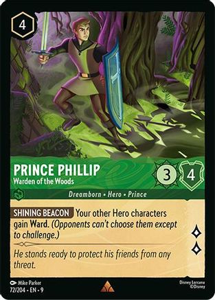 Prince Phillip (Warden of the Woods) (Fabled Reprint) - 72/204 - Rare