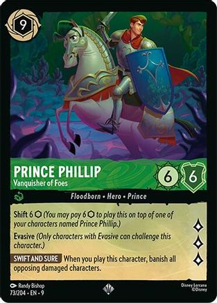 Prince Phillip (Vanquisher of Foes) (Fabled Reprint) - 73/204 - Super Rare
