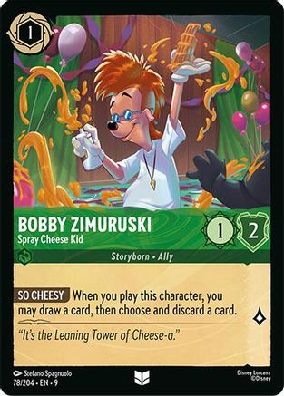 Bobby Zimuruski (Spray Cheese Kid) - 78/204 - Uncommon