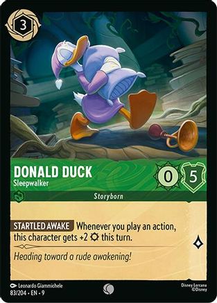 Donald Duck (Sleepwalker) (Fabled Reprint) - 83/204 - Common