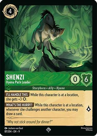 Shenzi (Hyena Pack Leader) (Fabled Reprint) - 87/204 - Super Rare
