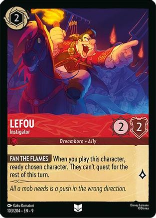 LeFou (Instigator) (Fabled Reprint) - 103/204 - Uncommon