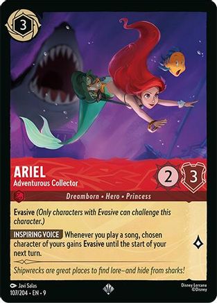 Ariel (Adventurous Collector) (Fabled Reprint) - 107/204 - Super Rare