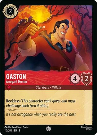 Gaston (Arrogant Hunter) (Fabled Reprint) - 115/204 - Common