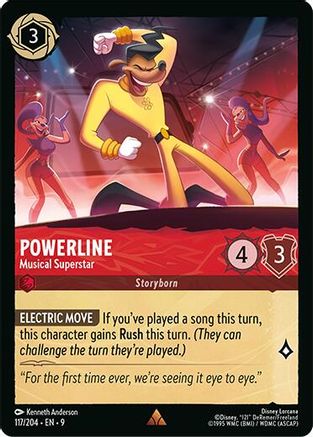 Powerline (Musical Superstar) - 117/204 - Rare