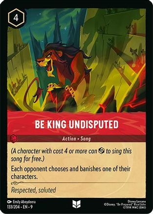 Be King Undisputed (Fabled Reprint) - 133/204 - Uncommon