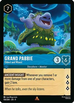 Grand Pabbie (Oldest and Wisest) (Fabled Reprint) - 150/204 - Rare