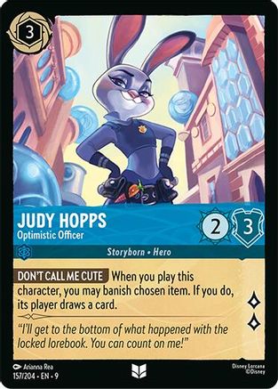 Judy Hopps (Optimistic Officer) (Fabled Reprint) - 157/204 - Uncommon
