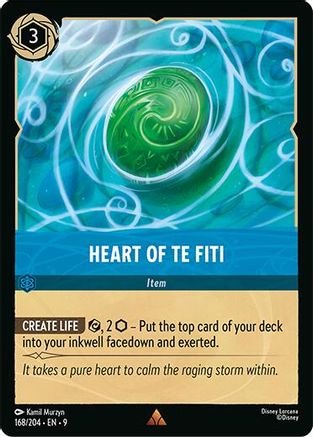 Heart of Te Fiti (Fabled Reprint) - 168/204 - Rare
