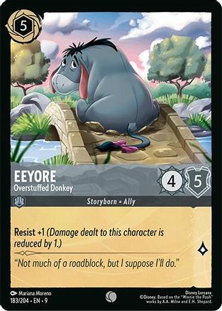 Eeyore (Overstuffed Donkey) (Fabled Reprint) - 183/204 - Common