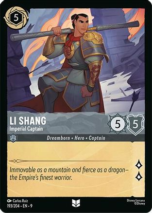 Li Shang (Imperial Captain) (Fabled Reprint) - 193/204 - Uncommon