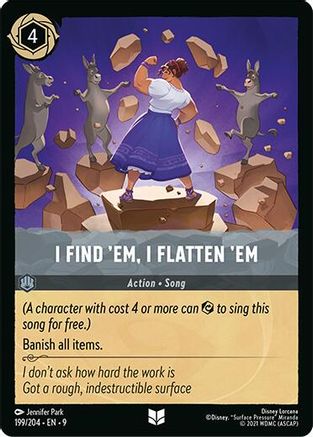 I Find 'Em, I Flatten 'Em (Fabled Reprint) - 199/204 - Uncommon