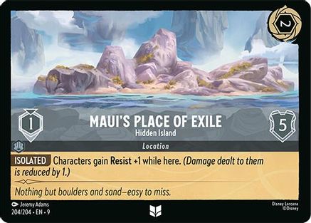 Maui's Place of Exile (Hidden Island) (Fabled Reprint) - 204/204 - Uncommon