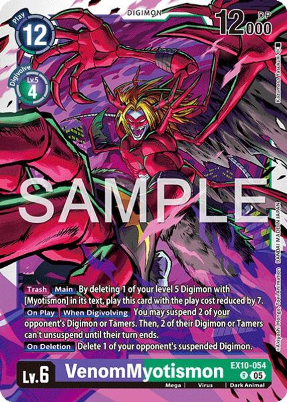 VenomMyotismon - EX10-054 - Rare