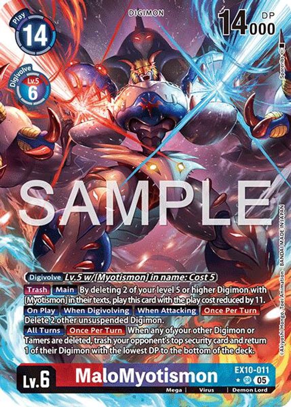 MaloMyotismon (Alternate Art) - EX10-011 - Super Rare