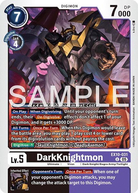 DarkKnightmon - EX10-031 - Uncommon