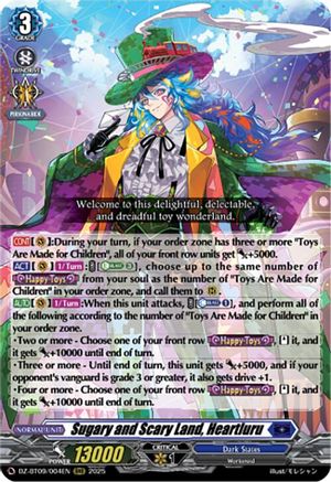 Sugary and Scary Land, Heartluru - DZ-BT09/004EN - Triple Rare