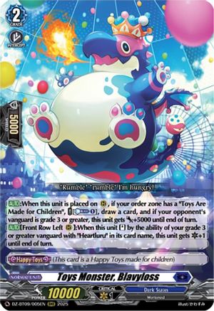 Toys Monster, Blavyloss - DZ-BT09/005EN - Triple Rare