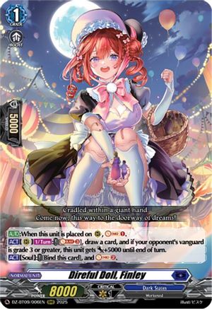 Direful Doll, Finley - DZ-BT09/006EN - Triple Rare