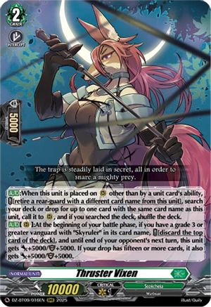 Thruster Vixen - DZ-BT09/016EN - Triple Rare