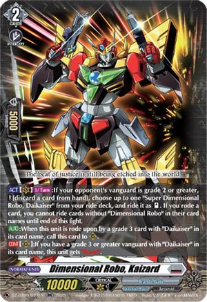 Dimensional Robo, Kaizard - DZ-BT09/027EN - Double Rare