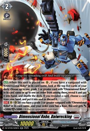 Dimensional Robo, Daiwrecking - DZ-BT09/028EN - Double Rare