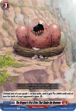 The Dragon's First Cries That Shake the Heavens - DZ-BT09/044EN - Rare