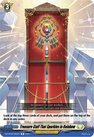 Treasure Staff That Sparkles in Rainbow - DZ-BT09/060EN - Rare
