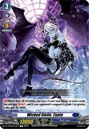 Wicked Smile, Yaatu - DZ-BT09/074EN - Common