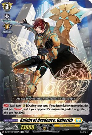 Knight of Credence, Gaherith - DZ-BT09/090EN - Common